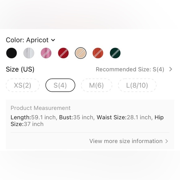 ☀️ 3/$30 SHEIN SXY Split Thigh Maxi Cami Dress NWT - Picture 9 of 9